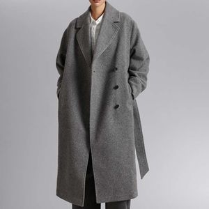 GREY WOOL LONG COAT - & OTHER STORIES